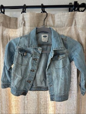 Old Navy Light Wash Denim Jean Jacket for Kids